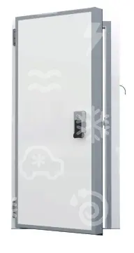 dveře RF mrazírenské prahové, PUR 100,  900 x 1900 mm, LEVÉ