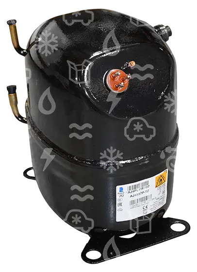 kompresor Tecumseh AJ4517P-TZ, HBP - R452A, R404A, R448A, R449A, R455A, R454C, 400V - 440V, 50/60 Hz, 3 fáze, výtlak: 25,95