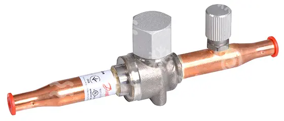 ventil kulový Danfoss GBC 6H, 6 mm ODF pájecí,  plnící port, R744 / CO2, 90 bar
