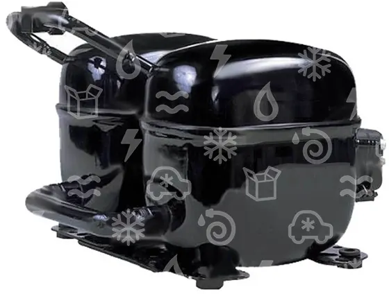 kompresor SECOP / DANFOSS SC 12/12 CL, LBP/MBP, R404, 220-240 V, 50 Hz