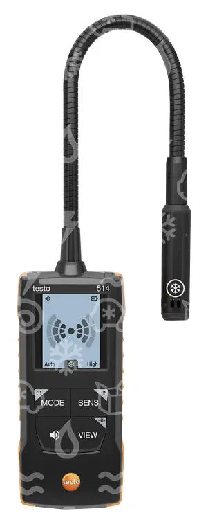 Detektor úniku chladiva Testo 514 s ohebnou sondou, 0563 0514